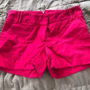 Hot pink dress shorts